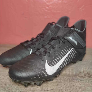 Nike Alpha Menace Pro 2 Mid Football Cleats size 16 AQ3209-002 Black Authentic